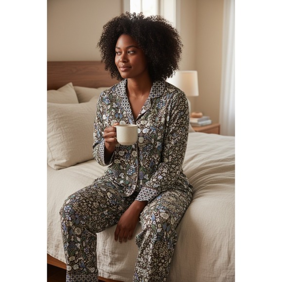Vera Bradley Other - Vera Bradley Enchanted Woodland Pajama Set Womens XL 2PC Top Pants Loungewear